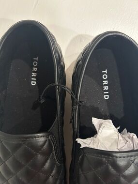 torrid Quilted Slip-On Loafers in Black